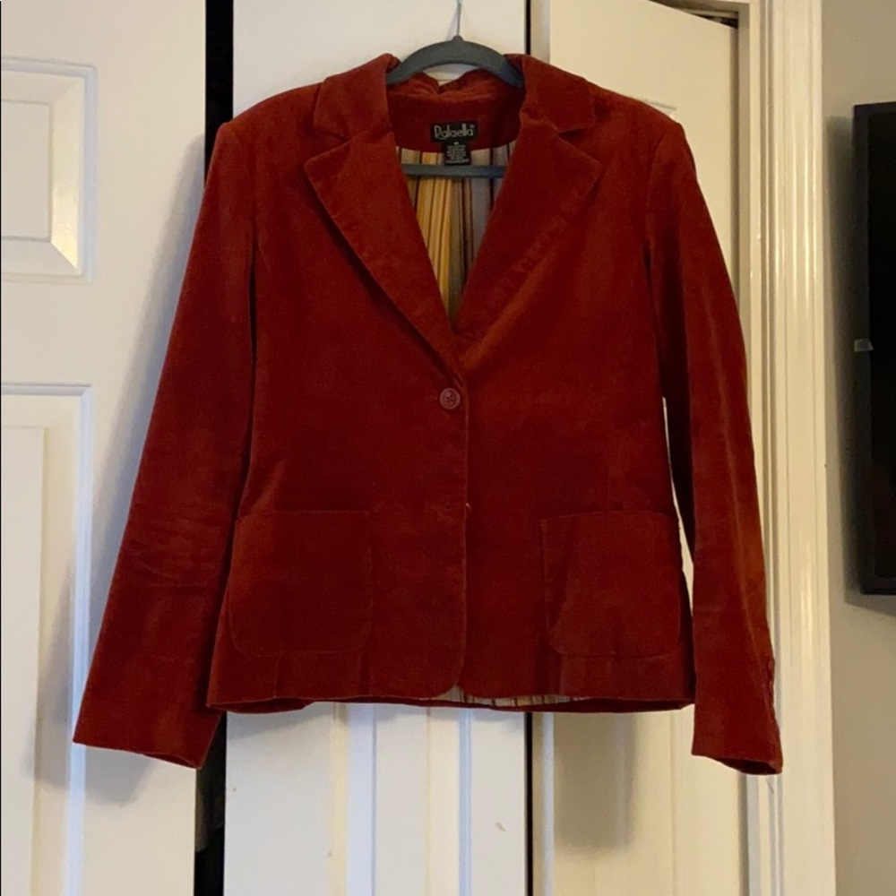 Rafaella Burt orange blazer